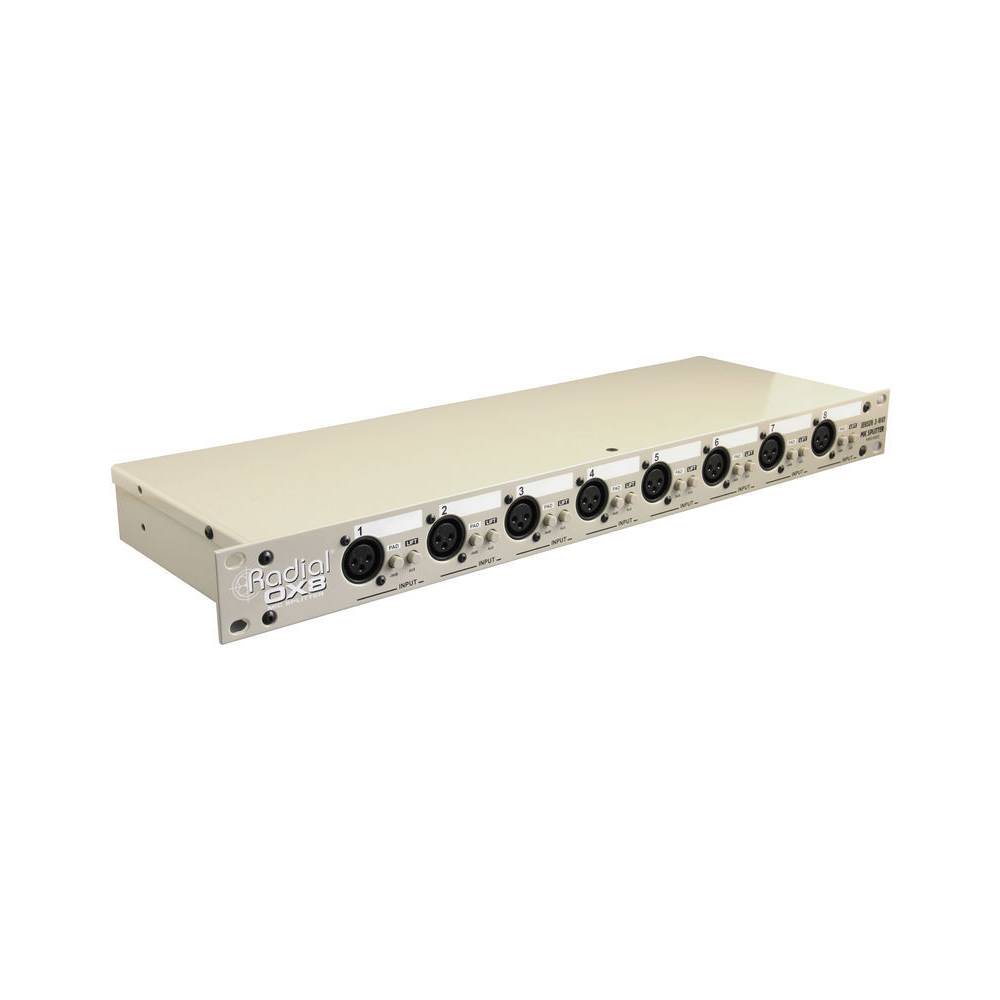 Radial OX8-R microfoonsplitter 8 kanalen rackmount - Radial transfo