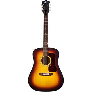 Guild D-40E Antique Burst elektrisch-akoestische westerngitaar met koffer