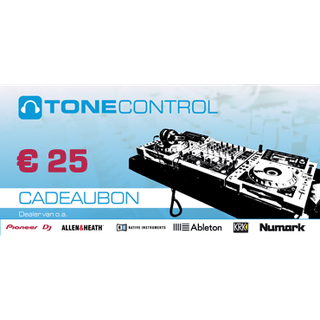 ToneControl Cadeaubon 25 euro