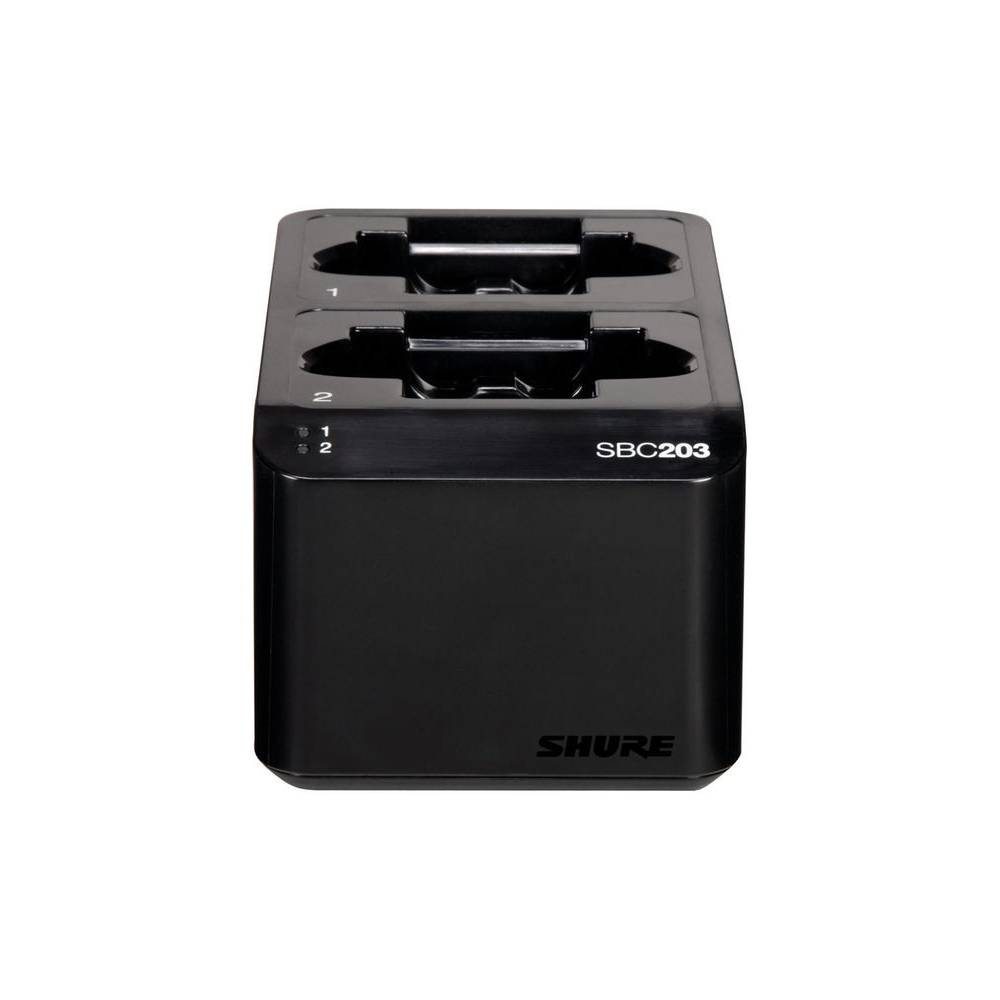 Shure SBC203 dubbele SLXD acculader