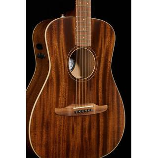 Fender Malibu Special Mahogany Natural Satin elektrisch-akoestische westerngitaar met gigbag