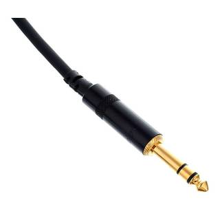 Cordial CFY1.5VPP-LONG Intro verloopkabel jack 6.3mm TRS -2x 6.3mm TS 1.5m zwart