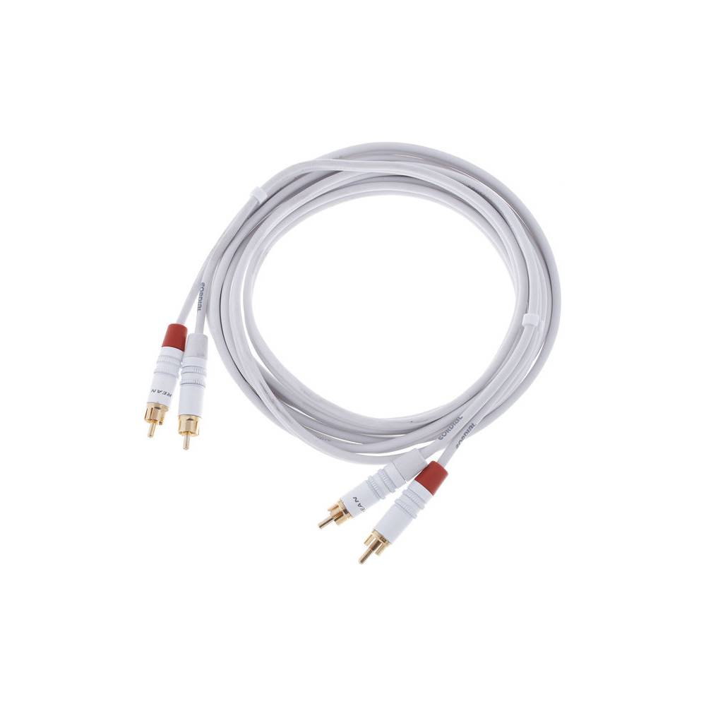 Cordial CFU3CC-SNOW Intro 2x RCA male - 2x RCA male 3m wit