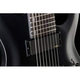 ESP LTD Deluxe H-1008 Baritone EverTune Black Satin 8-snarige elektrische gitaar