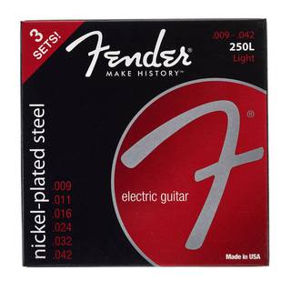 Fender 250L Super 250s NPS snarenset light 3 pack