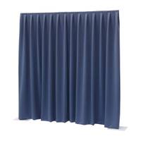 Showtec Pipe and drape Dimout 400x300cm geplooid blauw