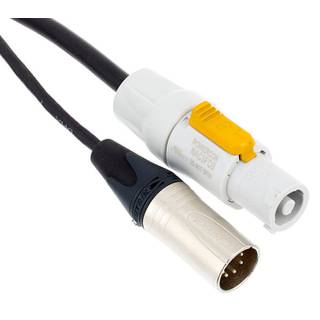 Cordial CPH1.5-DMX1-5-PWR1 Peak 5p XLR + Powercon 1.5m