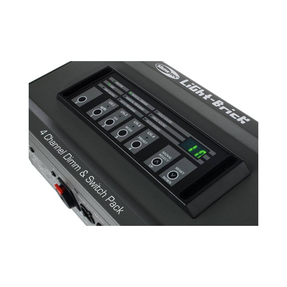Showtec Lightbrick 4-kanaals DMX dimmerpack