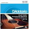 D'Addario EFT16 Flat Tops snaren voor akoestische western gitaar