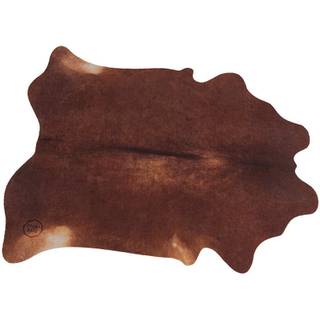 DRUMnBASE Vegan Cow Betsy - Red Brown drummat 185 x 160 cm