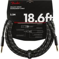 Fender Deluxe Cables instrumentkabel 5.5m zwart tweed recht