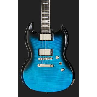 Epiphone SG Prophecy Blue Tiger Aged Gloss elektrische gitaar