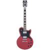 D'Angelico Premier Atlantic Oxblood elektrische gitaar met gigbag