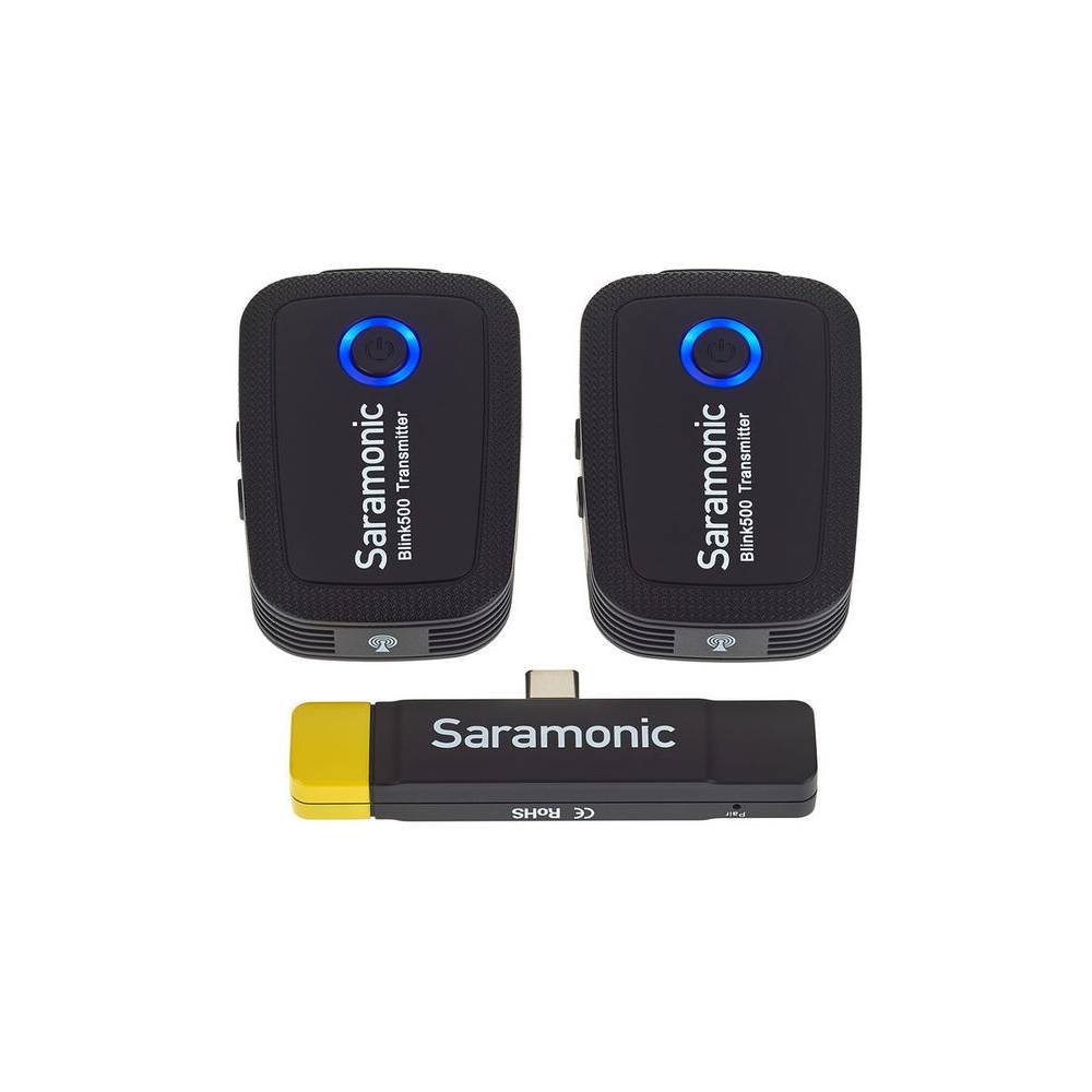 Saramonic Blink500-B6 dubbele draadloze dasspelmicrofoon met USB-C