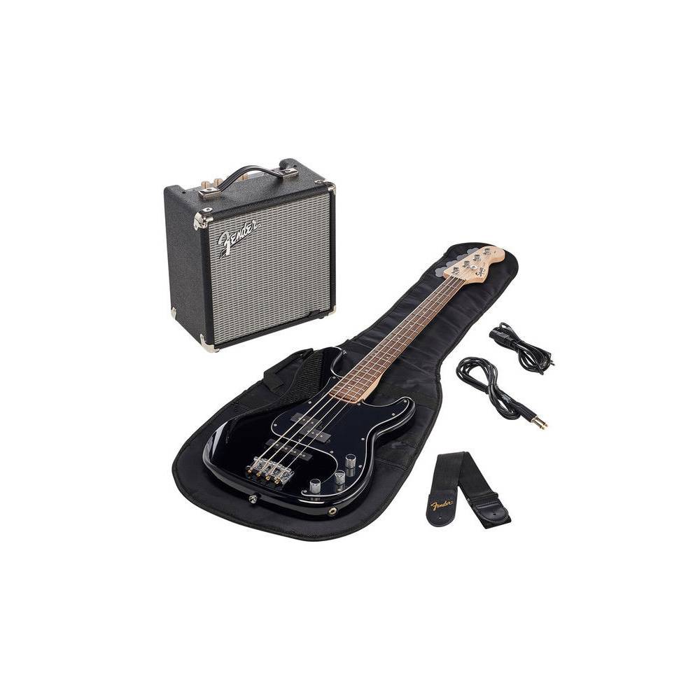 Squier Affinity Series Precision Bass PJ Pack Black