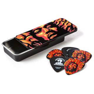 Dunlop JHPT14H Authentic Hendrix '69 Psych Series Pick Tin Voodoo plectrumdoosje met zes plectra
