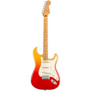 Fender Player Plus Stratocaster MN Tequila Sunrise elektrische gitaar met deluxe gigbag