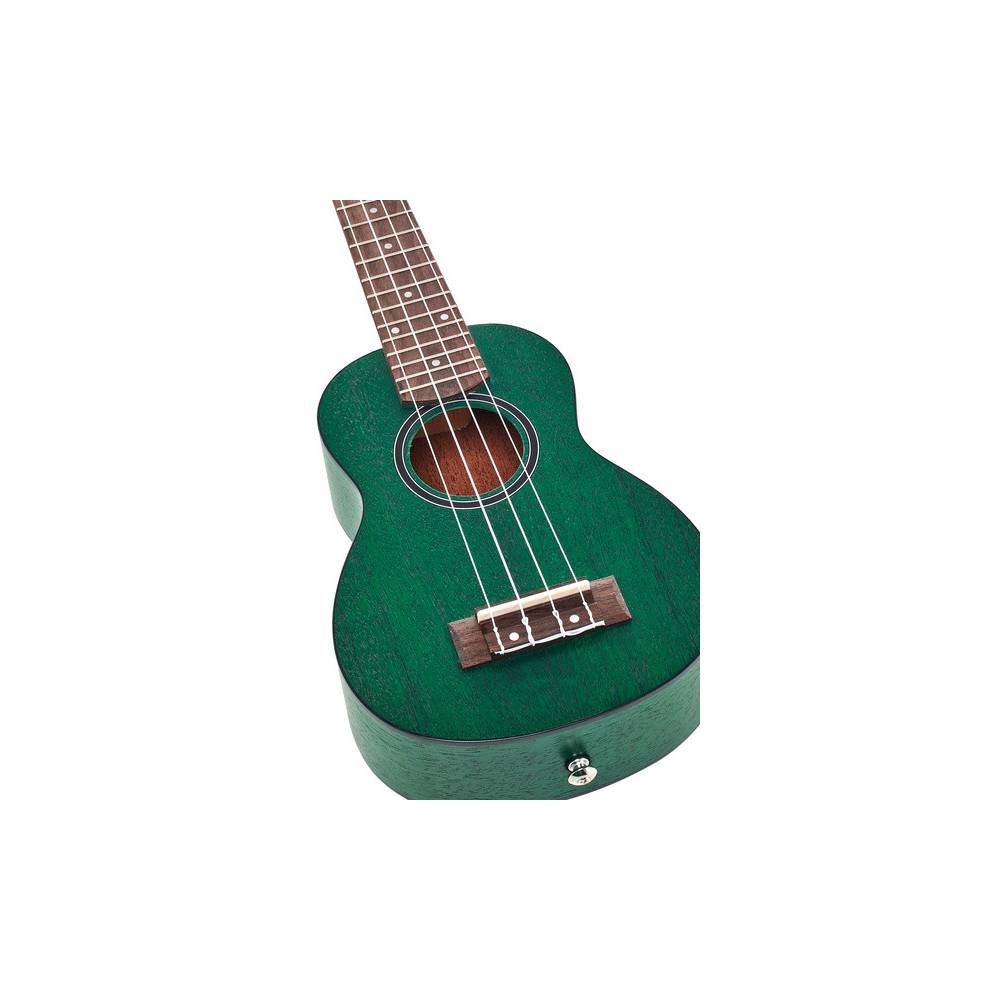 Cascha HH 2264 Premium Mahogany sopraan ukelele set aquamarine
