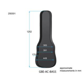 Gator Cases GBE-AC-BASS gigbag voor akoestische basgitaar