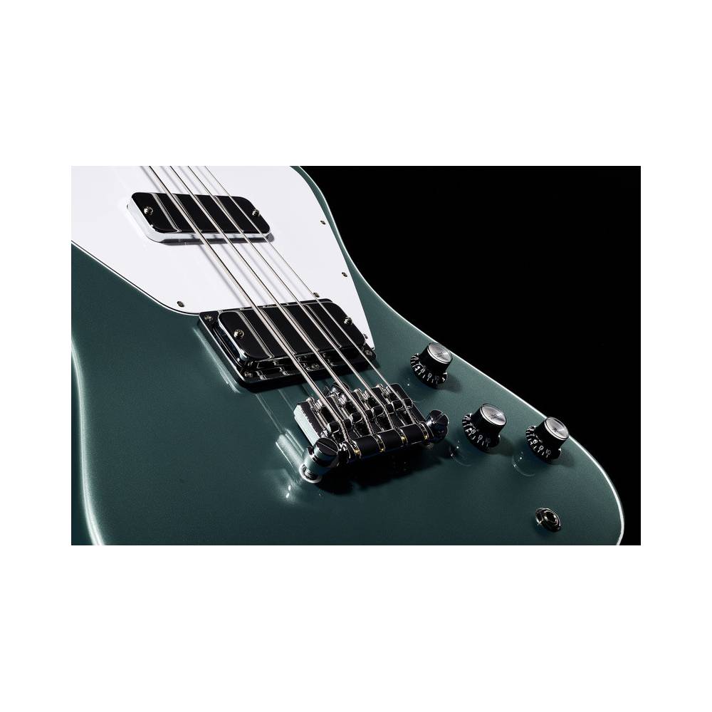 Gibson Non-Reverse Thunderbird Faded Pelham elektrische basgitaar met koffer