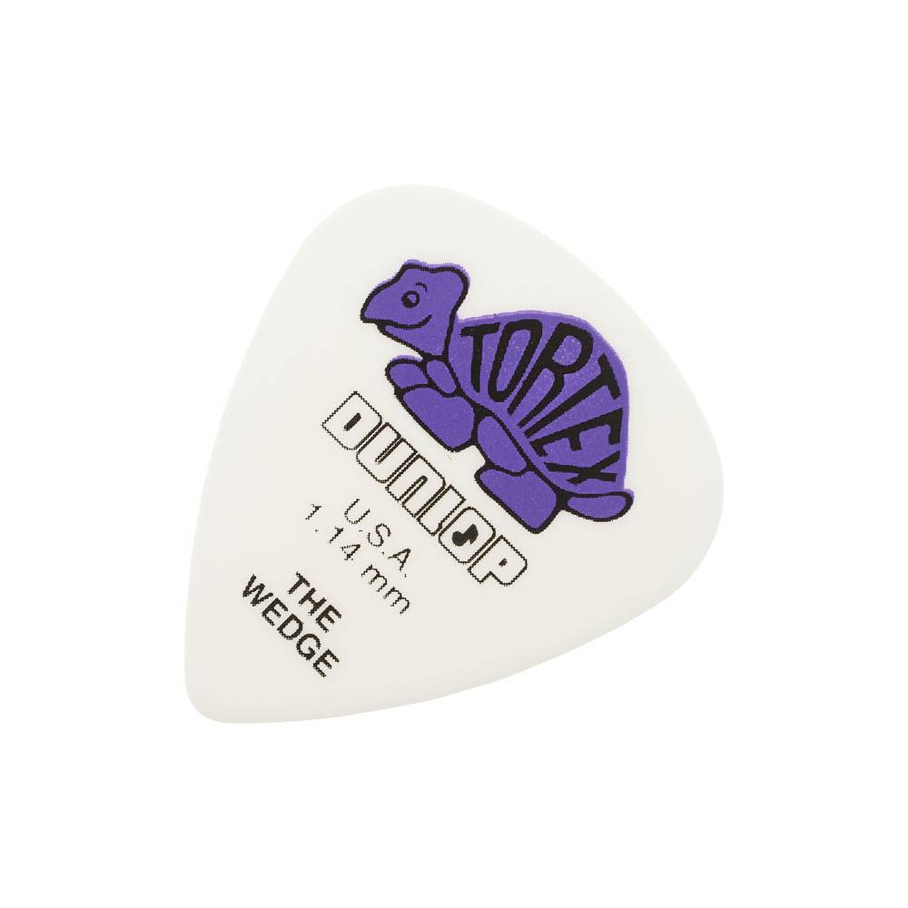 Dunlop 424P114 Tortex Wedge Pick 1.14 mm plectrumset (12 stuks)
