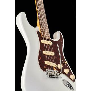 Fender American Ultra Stratocaster Arctic Pearl RW met koffer