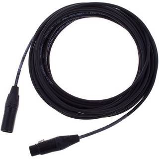 Cordial CDX10-1 DMX XLR male - XLR female 5-pins (3 aangesloten) lichtkabel 10m