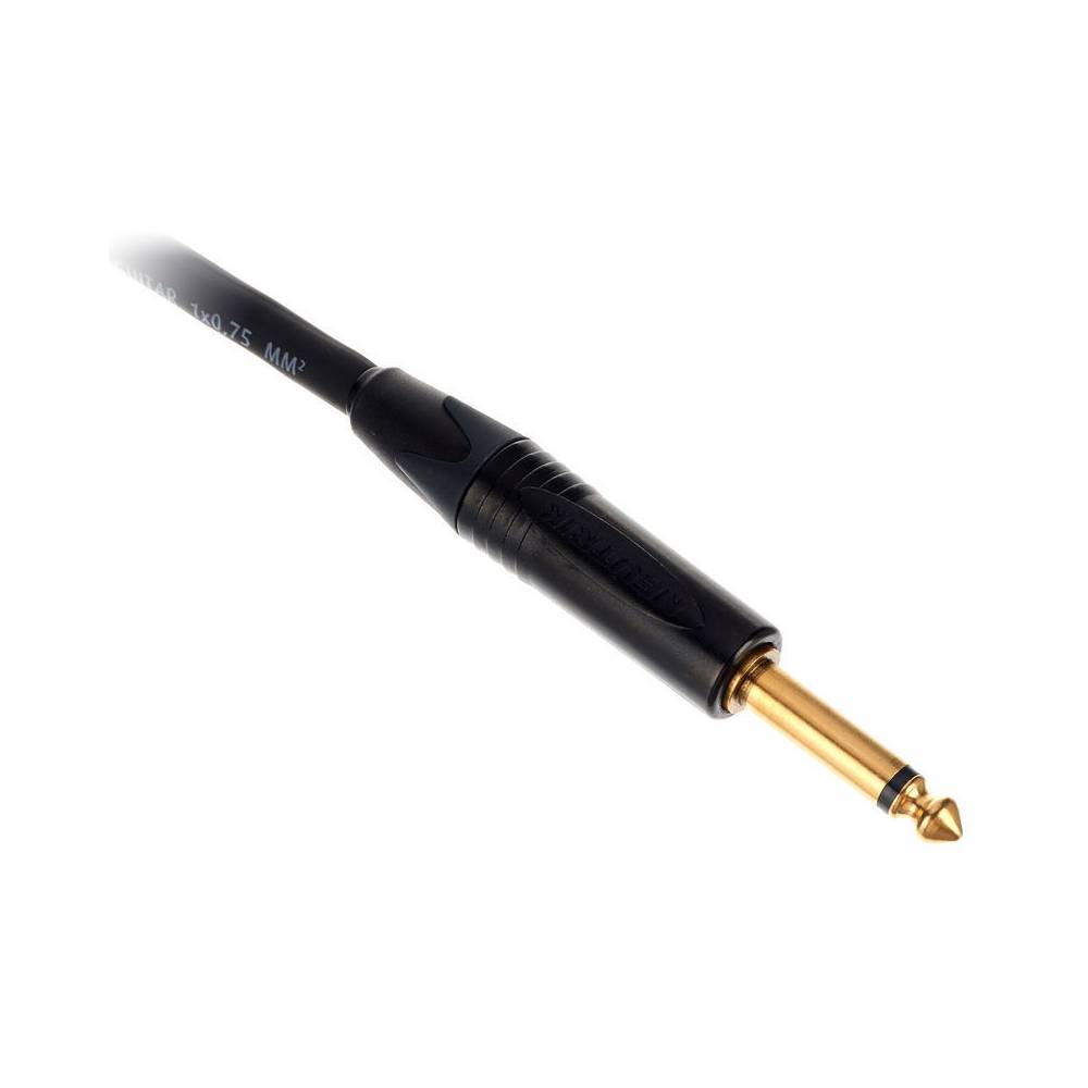 Cordial CSI3PP-SILENT ENCORE 6.3 TS jack silent - 6.3 TS jack recht instrumentkabel 3m