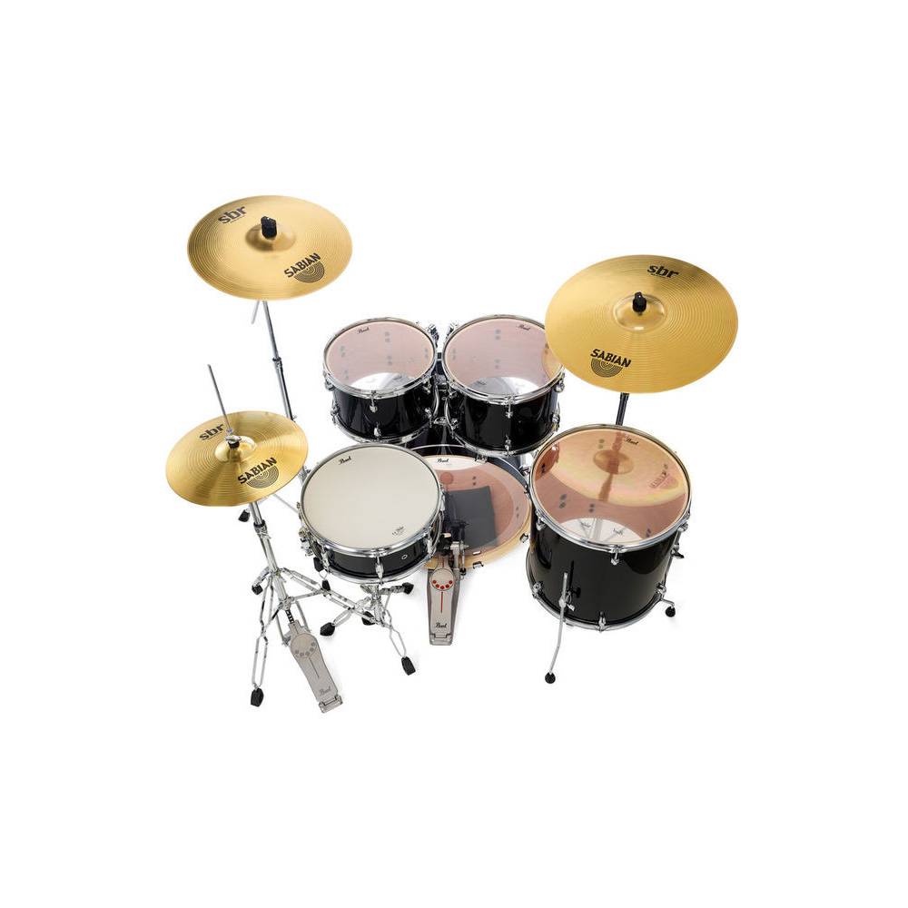 Pearl EXX725SBR/C31 Export Jet Black drumstel incl. bekkenset