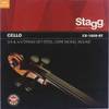 Stagg CE-1859-ST medium cello snarenset