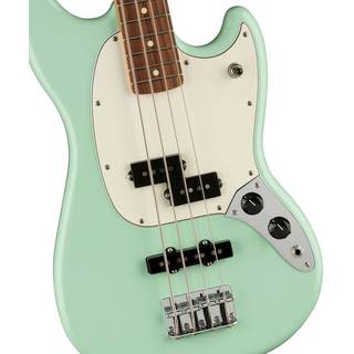 Fender Mustang Bass PJ Surf Green PF Limited Edition elektrische basgitaar