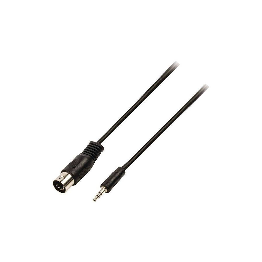 Valueline 3,5mm male naar DIN MIDI 1 meter