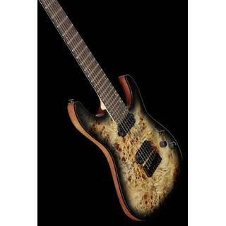 Schecter C-7 Pro Charcoal Burst 7-snarige elektrische gitaar