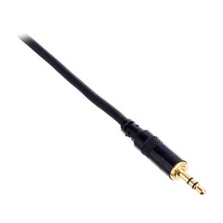 Cordial CFY0.9WPP Intro verloopkabel jack 3.5mm TRS-2x 6.3mm TS 0.9m zwart