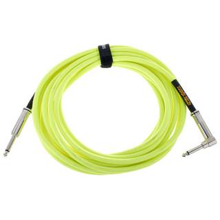 Ernie Ball 6085 Braided Instrument Cable, 5.5 meter, Neon Yellow