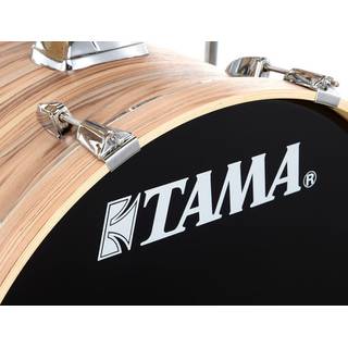 Tama IE52KH6W-NZW Imperialstar Natural Zebrawood Wrap 5d. drumstel