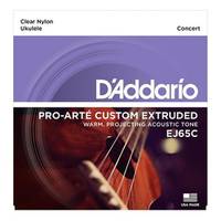D'Addario EJ87C Pro Arte Titanium snarenset voor concert ukelele