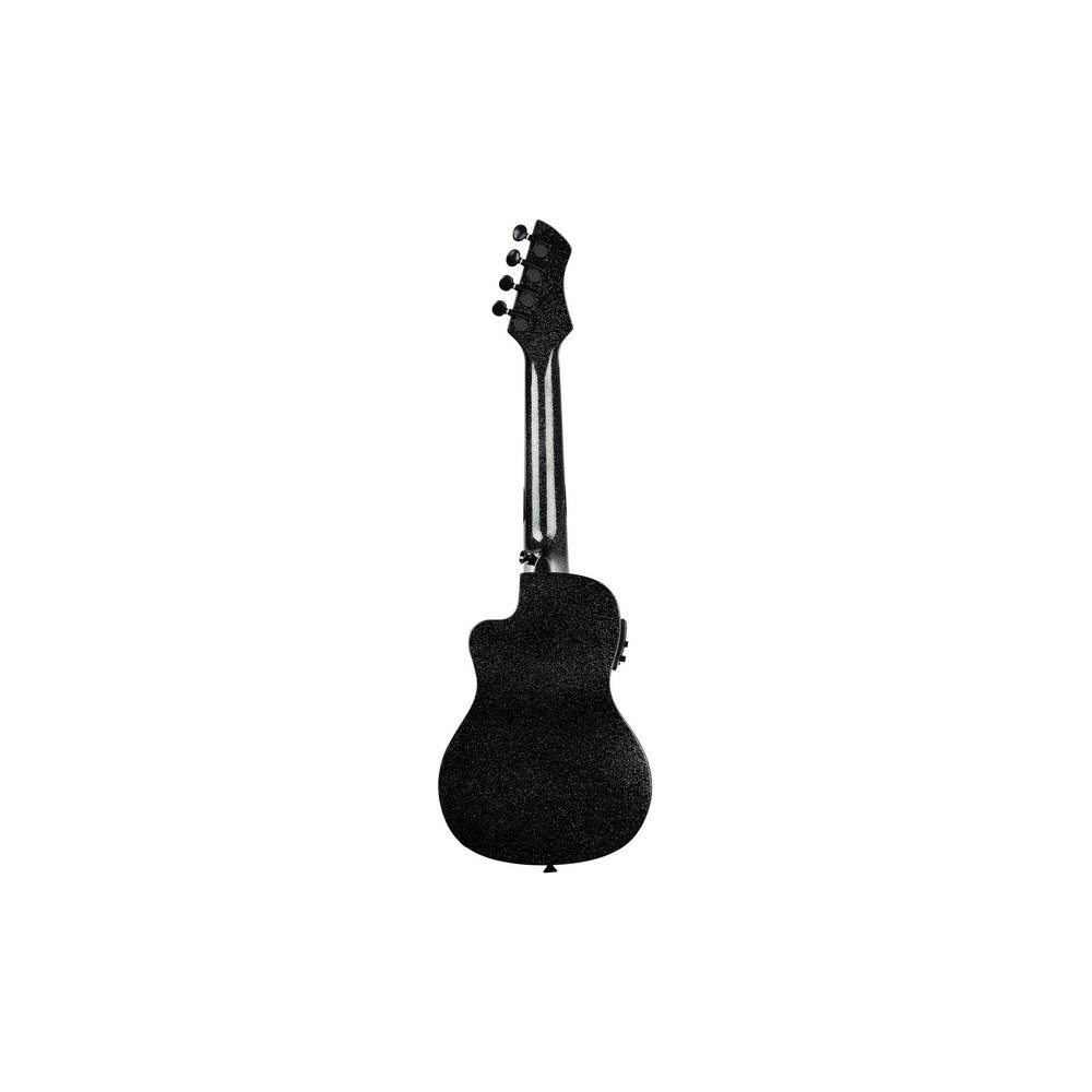 Ortega RUHZ-CE-STAR Horizon Series Concert Ukulele Black Sparkle E/A concert ukelele met gigbag
