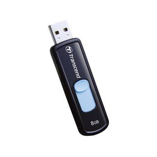 Transcend JetFlash 500 8GB USB-stick (capless)