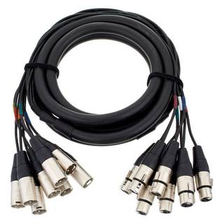 Cordial CML8-0FM3C Intro multikabel 8x XLR male - 8x XLR female 3m