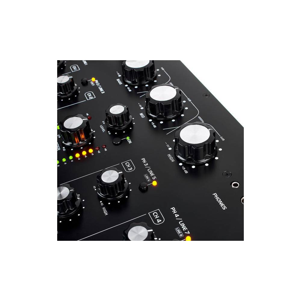 Omnitronic TRM-402 4-kanaals rotary mixer