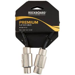 RockBoard XLR kabel plat male-female 30 cm