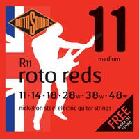 Rotosound R11 Roto Reds set elektrische gitaarsnaren 011 - 048