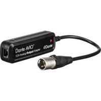 Dante Avio Analog Output 0x1 Dante - XLR adapter
