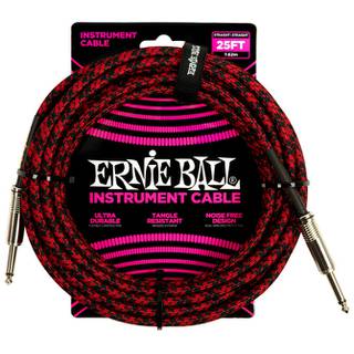 Ernie Ball 578900 braided instrument cable paars 7.6m