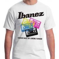 Ibanez Cassette T-shirt maat L wit