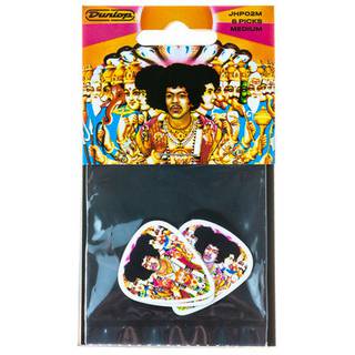 Dunlop JHP02M Jimi Hendrix Axis Bold as Love plectrumset (6 stuks, medium)