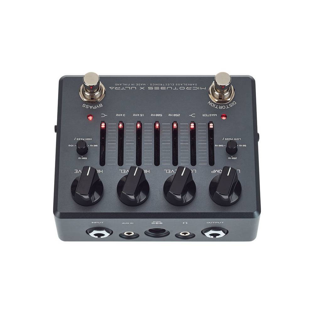 Darkglass Microtubes X Ultra bas preamp en multiband overdrive distortion