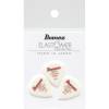 Ibanez BELJ1ST25 Elastomer plectrums 3-pack soft 2.5 mm - wit teardrop