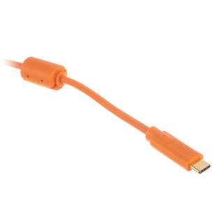 UDG U96001OR USB 2.0 USB-C - USB-B 1.5 meter oranje